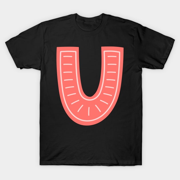 Letter  U - Forest Alphabet T-Shirt by giftideas